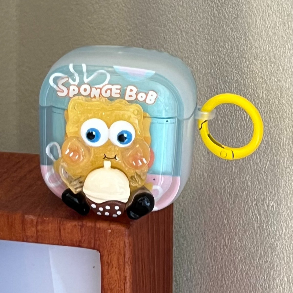 SpongeBob AirPods case character-themed cases Mr. Krabs Squrepants Patrick Star Gary the Snail AirPods Pro 3 SpongBob AirPods Case - ChildAngle