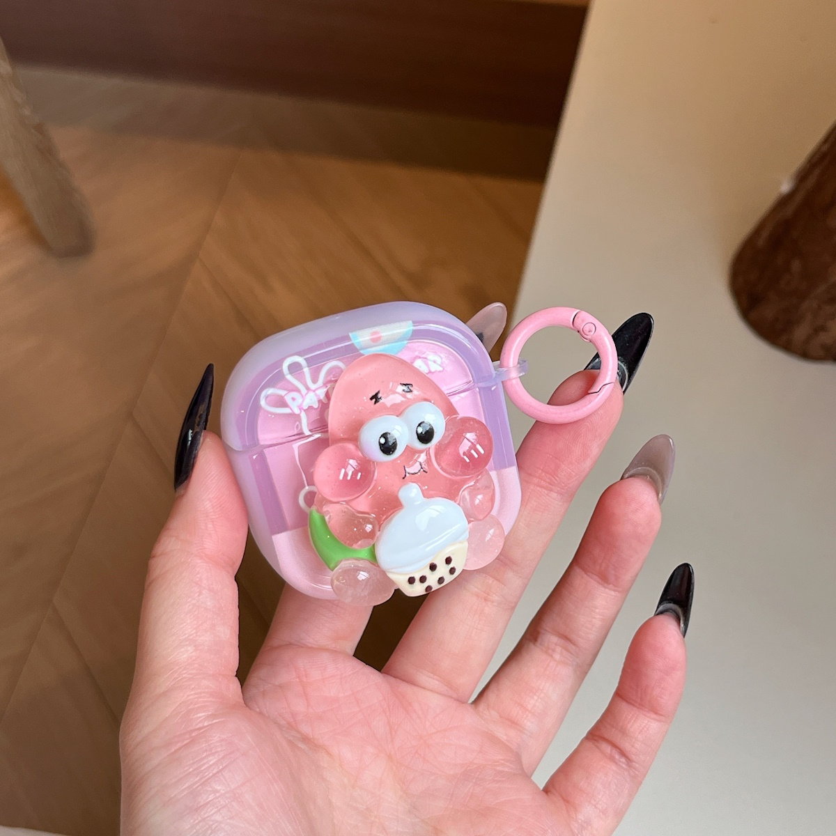 SpongeBob AirPods case character-themed cases Mr. Krabs Squrepants Patrick Star Gary the Snail AirPods Pro 3 SpongBob AirPods Case - ChildAngle