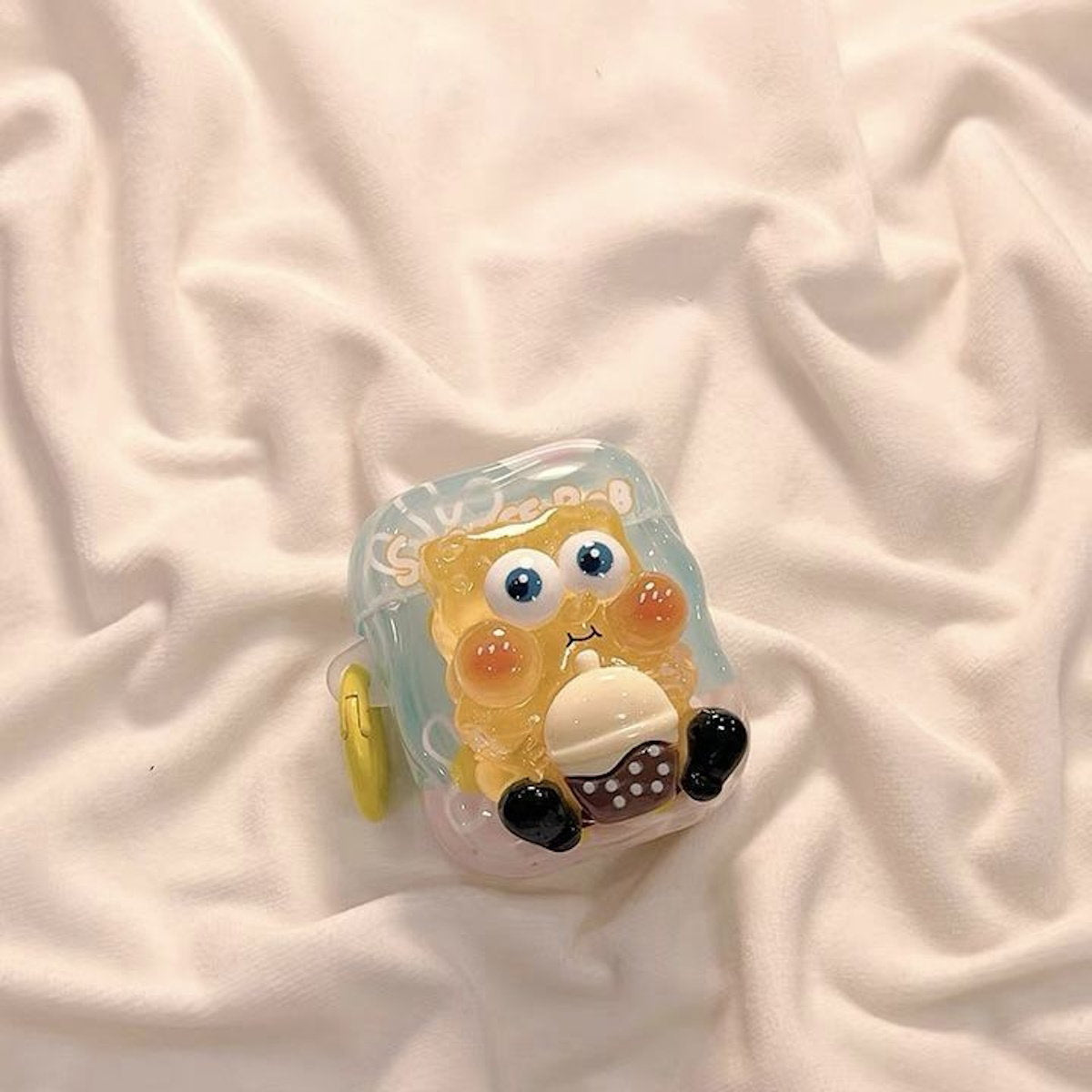 SpongeBob AirPods case character-themed cases Mr. Krabs Squrepants Patrick Star Gary the Snail AirPods Pro 3 SpongBob AirPods Case - ChildAngle