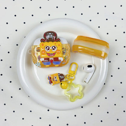 SpongeBob AirPods case character-themed cases Mr. Krabs Squrepants Patrick Star Gary the Snail AirPods Pro 3 SpongBob AirPods Case - ChildAngle