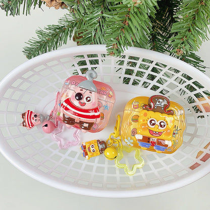 SpongeBob AirPods case character-themed cases Mr. Krabs Squrepants Patrick Star Gary the Snail AirPods Pro 3 SpongBob AirPods Case - ChildAngle