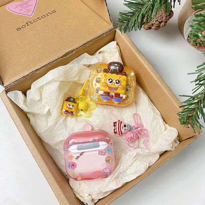 SpongeBob AirPods case character-themed cases Mr. Krabs Squrepants Patrick Star Gary the Snail AirPods Pro 3 SpongBob AirPods Case - ChildAngle