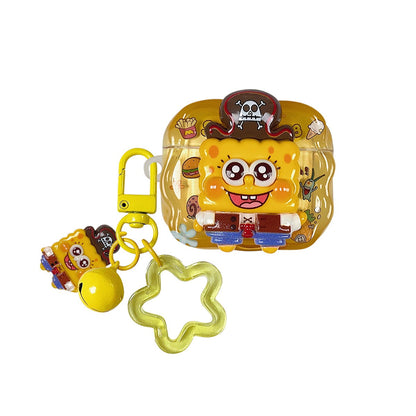 SpongeBob AirPods case character-themed cases Mr. Krabs Squrepants Patrick Star Gary the Snail AirPods Pro 3 SpongBob AirPods Case - ChildAngle