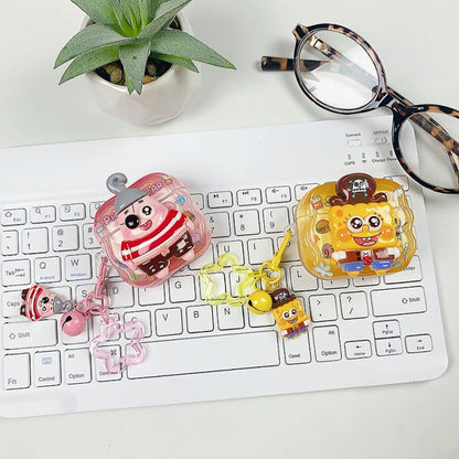 SpongeBob AirPods case character-themed cases Mr. Krabs Squrepants Patrick Star Gary the Snail AirPods Pro 3 SpongBob AirPods Case - ChildAngle