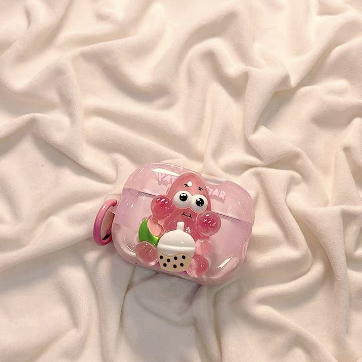 SpongeBob AirPods case character-themed cases Mr. Krabs Squrepants Patrick Star Gary the Snail AirPods Pro 3 SpongBob AirPods Case - ChildAngle