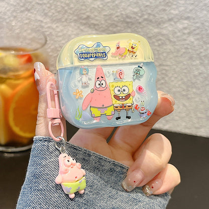 SpongeBob AirPods case character-themed cases Mr. Krabs Squrepants Patrick Star Gary the Snail AirPods Pro 3 SpongBob AirPods Case - ChildAngle