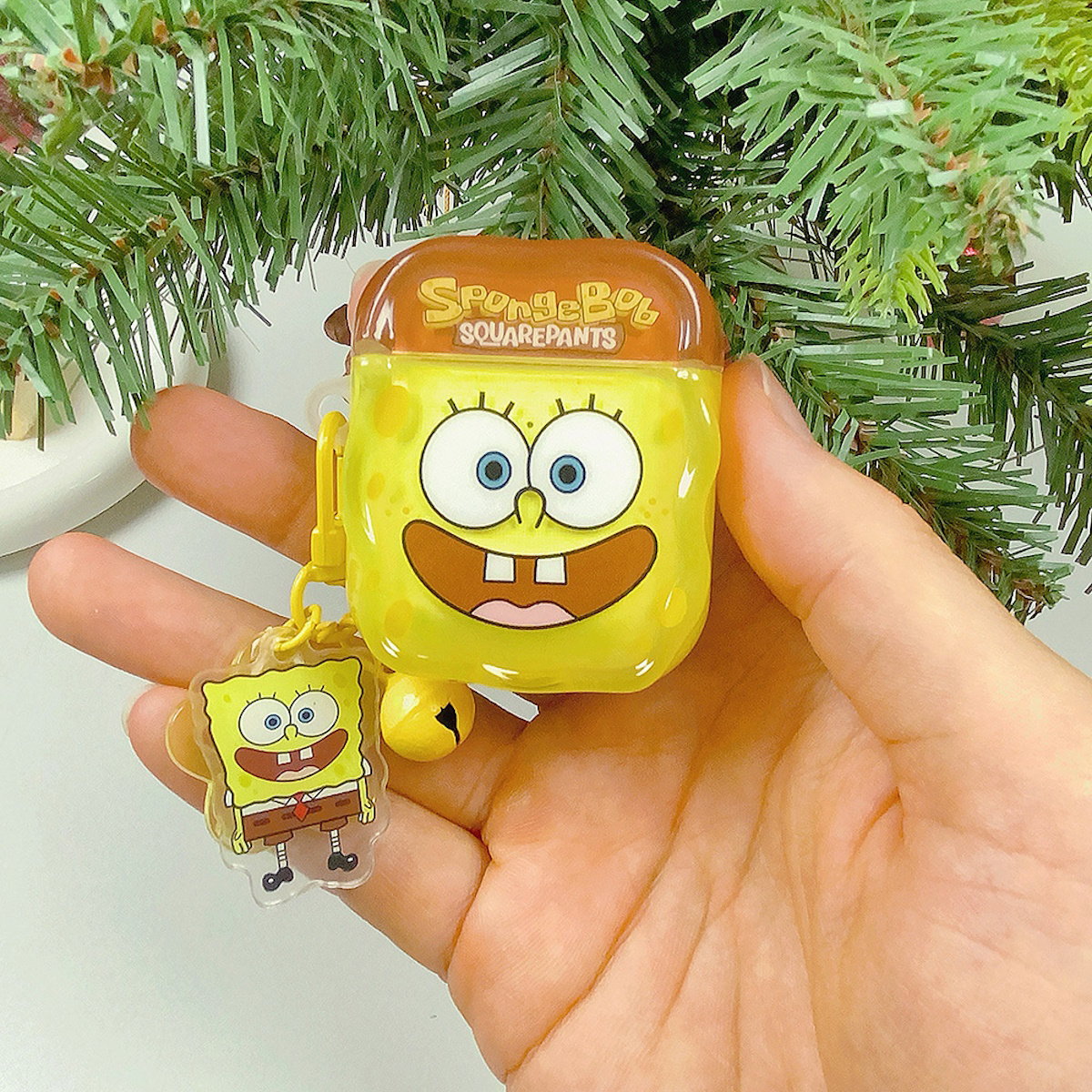 SpongeBob AirPods case character-themed cases Mr. Krabs Squrepants Patrick Star Gary the Snail AirPods Pro 3 SpongBob AirPods Case - ChildAngle