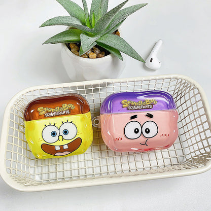 SpongeBob AirPods case character-themed cases Mr. Krabs Squrepants Patrick Star Gary the Snail AirPods Pro 3 SpongBob AirPods Case - ChildAngle