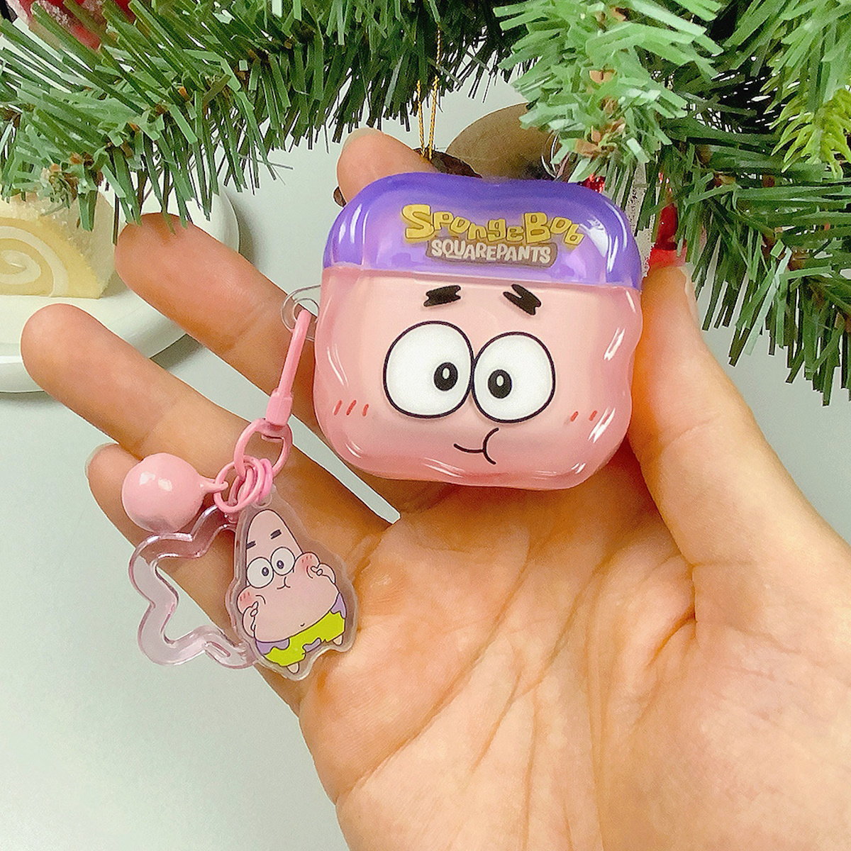 SpongeBob AirPods case character-themed cases Mr. Krabs Squrepants Patrick Star Gary the Snail AirPods Pro 3 SpongBob AirPods Case - ChildAngle