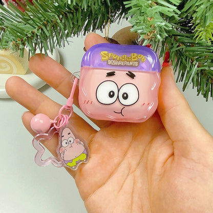 SpongeBob AirPods case character-themed cases Mr. Krabs Squrepants Patrick Star Gary the Snail AirPods Pro 3 SpongBob AirPods Case - ChildAngle