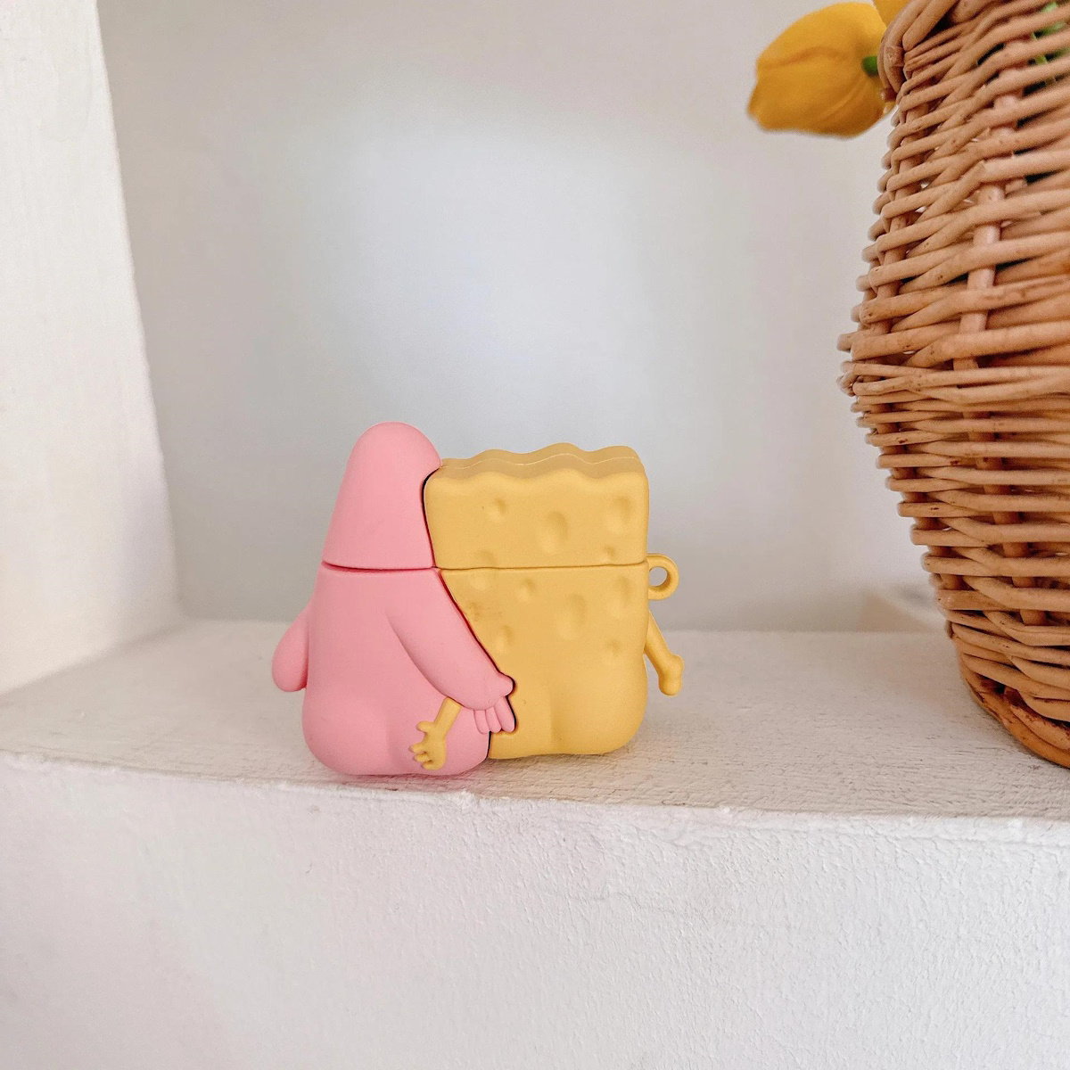 SpongeBob AirPods case character-themed cases Mr. Krabs Squrepants Patrick Star Gary the Snail AirPods Pro 3 SpongBob AirPods Case - ChildAngle