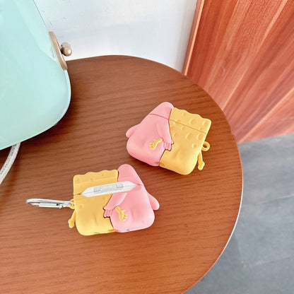 SpongeBob AirPods case character-themed cases Mr. Krabs Squrepants Patrick Star Gary the Snail AirPods Pro 3 SpongBob AirPods Case - ChildAngle