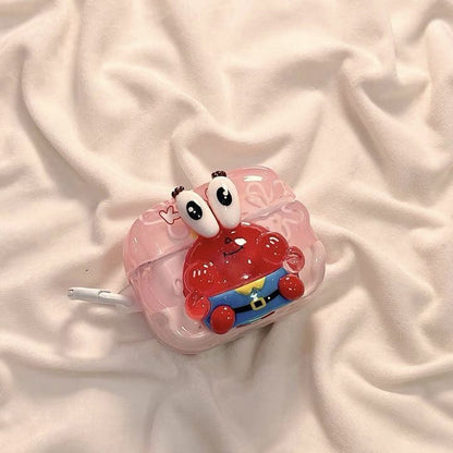 SpongeBob AirPods case character-themed cases Mr. Krabs Squrepants Patrick Star Gary the Snail AirPods Pro 3 SpongBob AirPods Case - ChildAngle