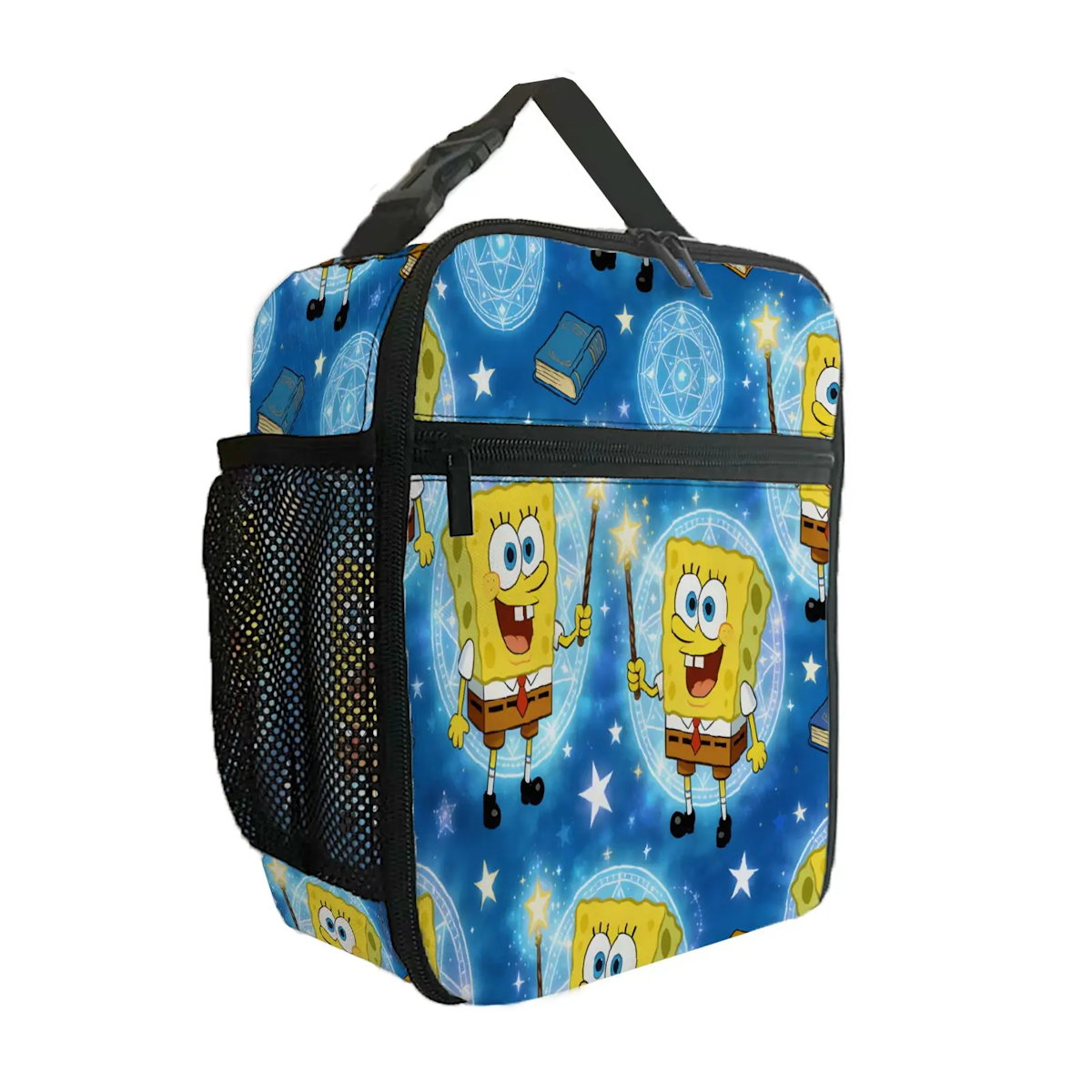 Spongebob Lunch Bag Portable Squarepants Insulated Lunch Tote - ChildAngle
