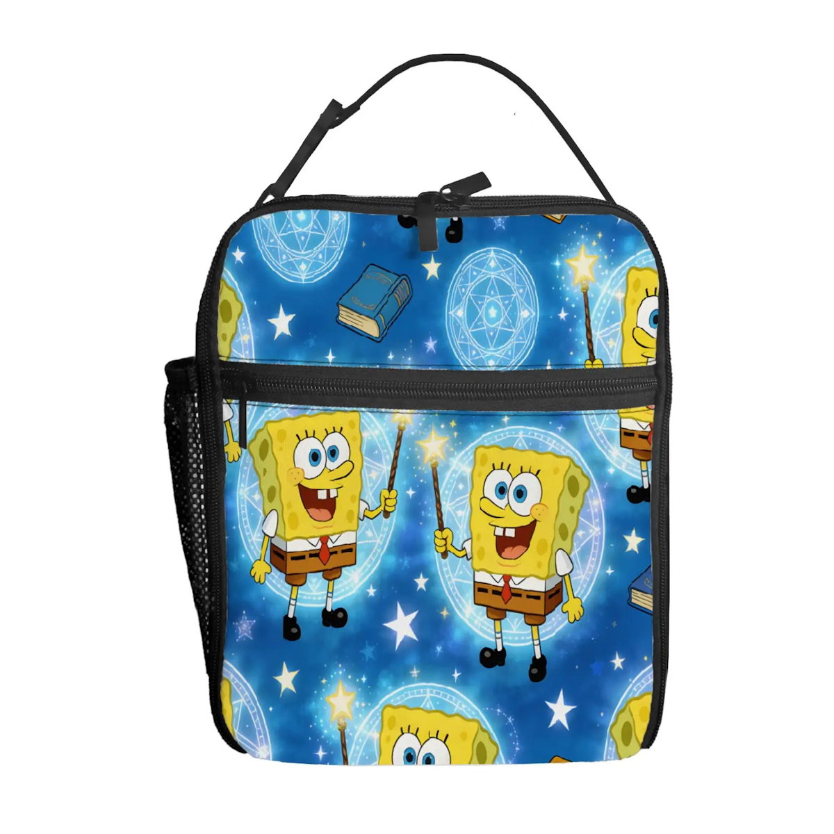 Spongebob Lunch Bag Portable Squarepants Insulated Lunch Tote - ChildAngle