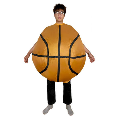 Teens Sports Ball Basketball Baseball Volleyball Inflatable Costumes - ChildAngle