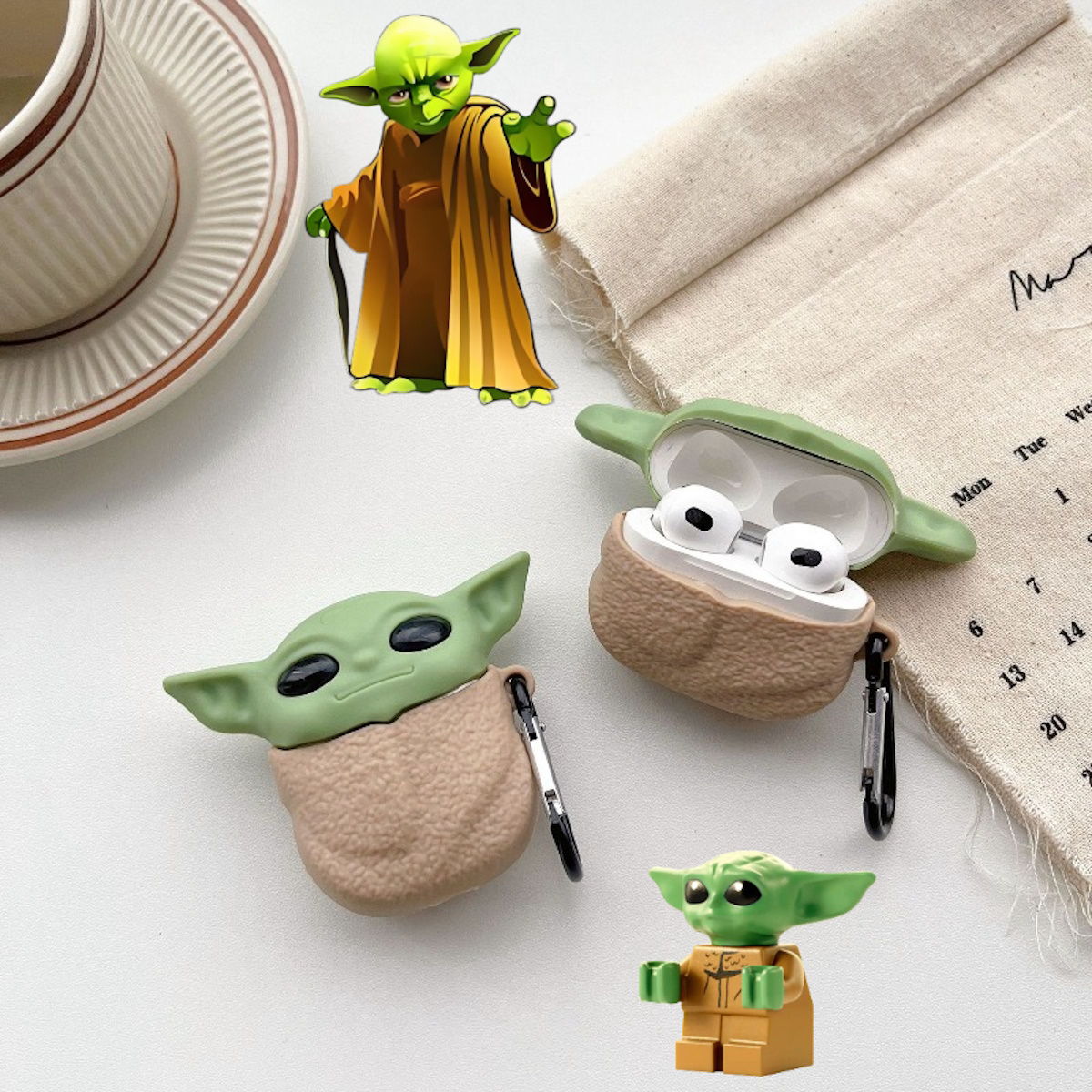 AirPods 4 Star Wars Yoda AirPods Case - ChildAngle