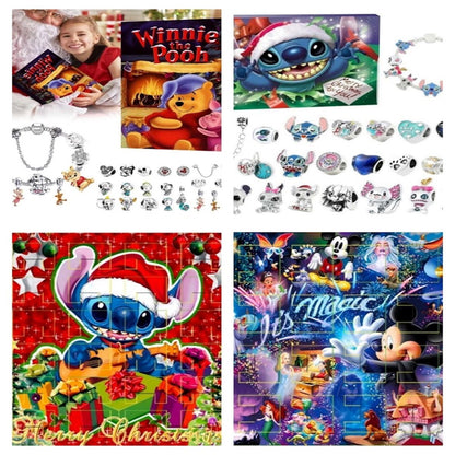 Charm Bracelet Stich Advent Calendar Disney Advent Calendar Winnie the Pooh - ChildAngle