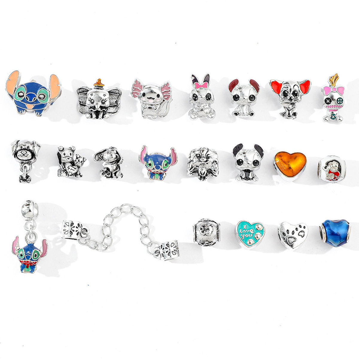 Charm Bracelet Stich Advent Calendar Disney Advent Calendar Winnie the Pooh - ChildAngle