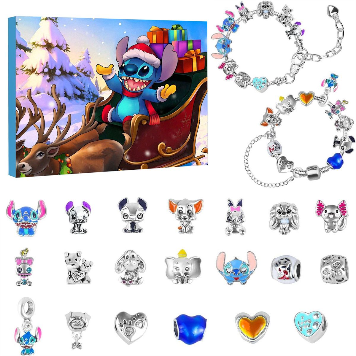 Charm Bracelet Stich Advent Calendar Disney Advent Calendar Winnie the Pooh - ChildAngle