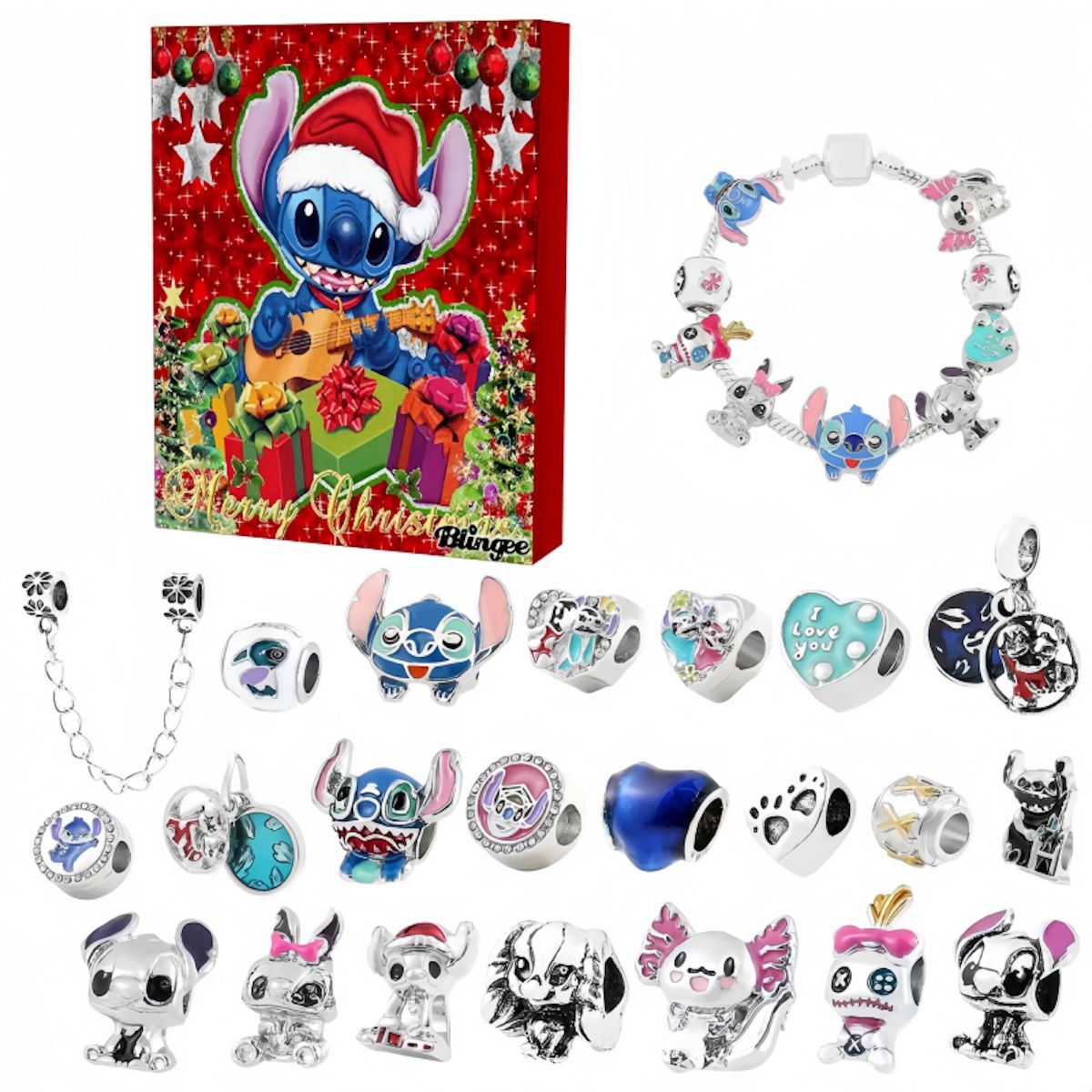 Charm Bracelet Stich Advent Calendar Disney Advent Calendar Winnie the Pooh - ChildAngle