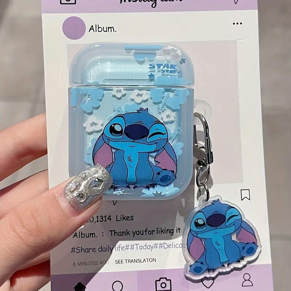 AirPods 4 Stitch AirPods Case - ChildAngle