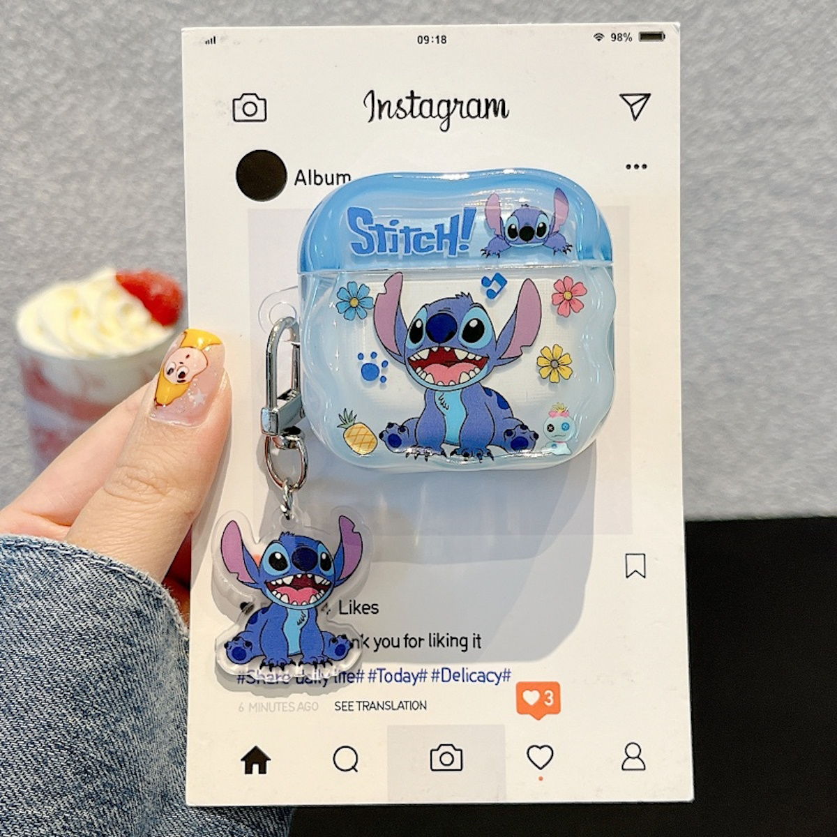 AirPods 4 Stitch AirPods Case - ChildAngle