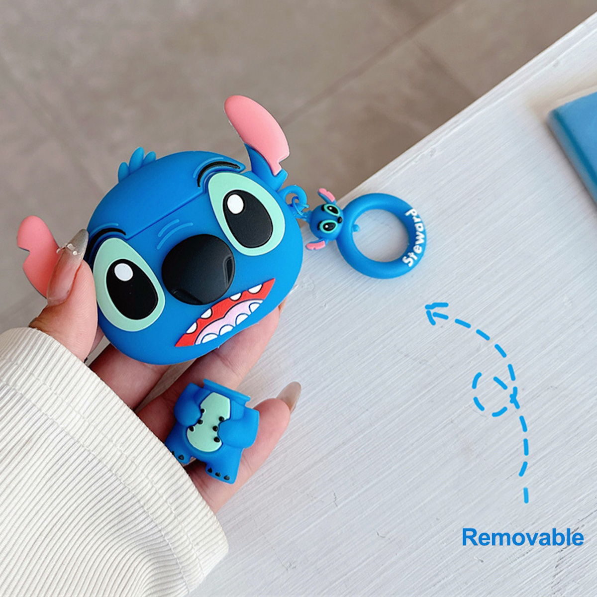 AirPods Pro 3 AirPods 4 Stitch 3D AirPods Case - ChildAngle