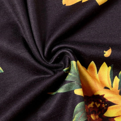 Sunflower Mommy and Me Matching Dress Long Maxi Dress - ChildAngle