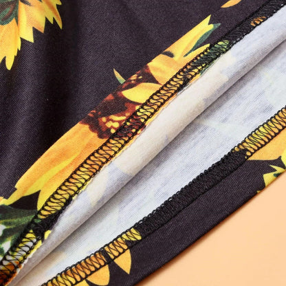 Sunflower Mommy and Me Matching Dress Long Maxi Dress - ChildAngle