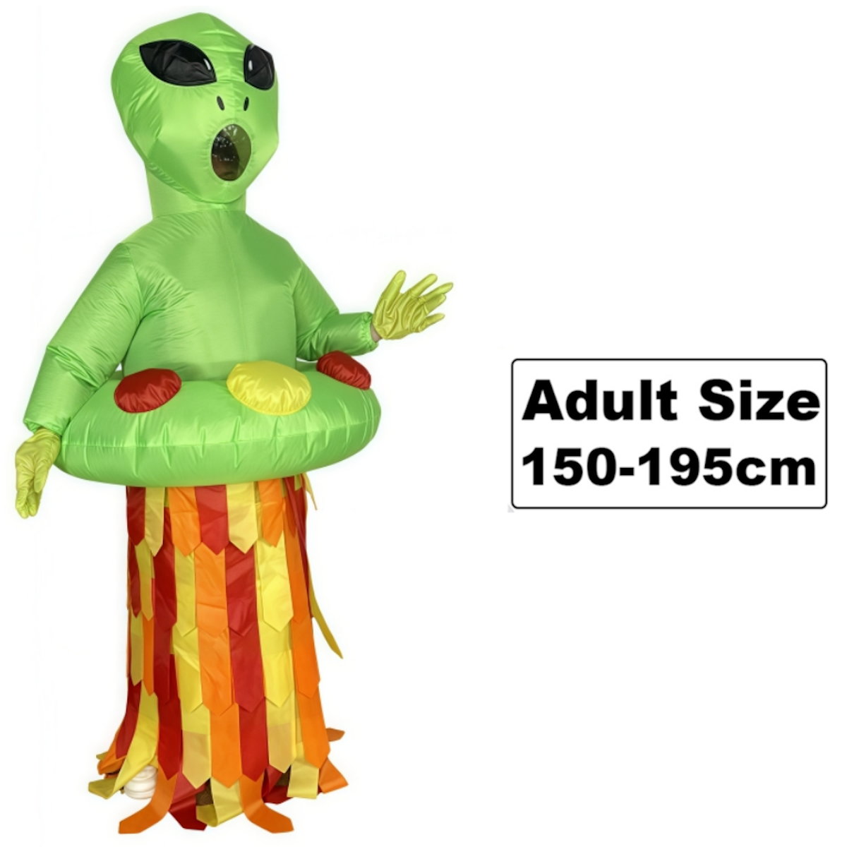 Teens and Adults Alien Inflatable Costume Blow up Alien Suit - ChildAngle