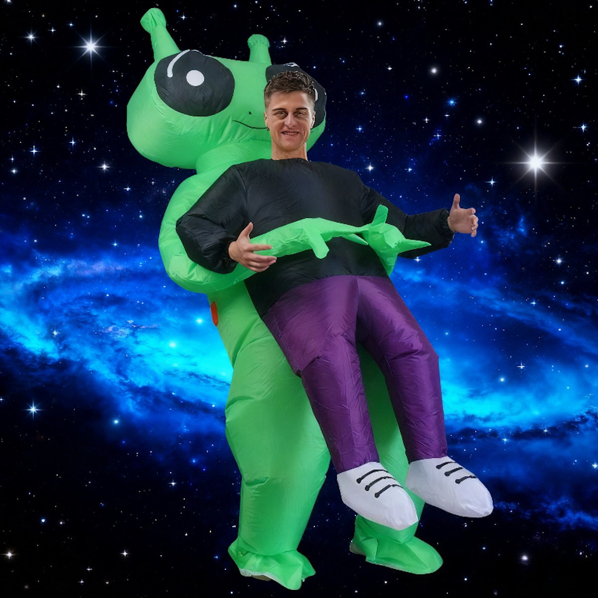 Teens and Adults Alien Inflatable Costume Blow up Alien Suit - ChildAngle