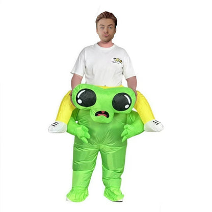 Teens and Adults Alien Inflatable Costume Blow up Alien Suit - ChildAngle