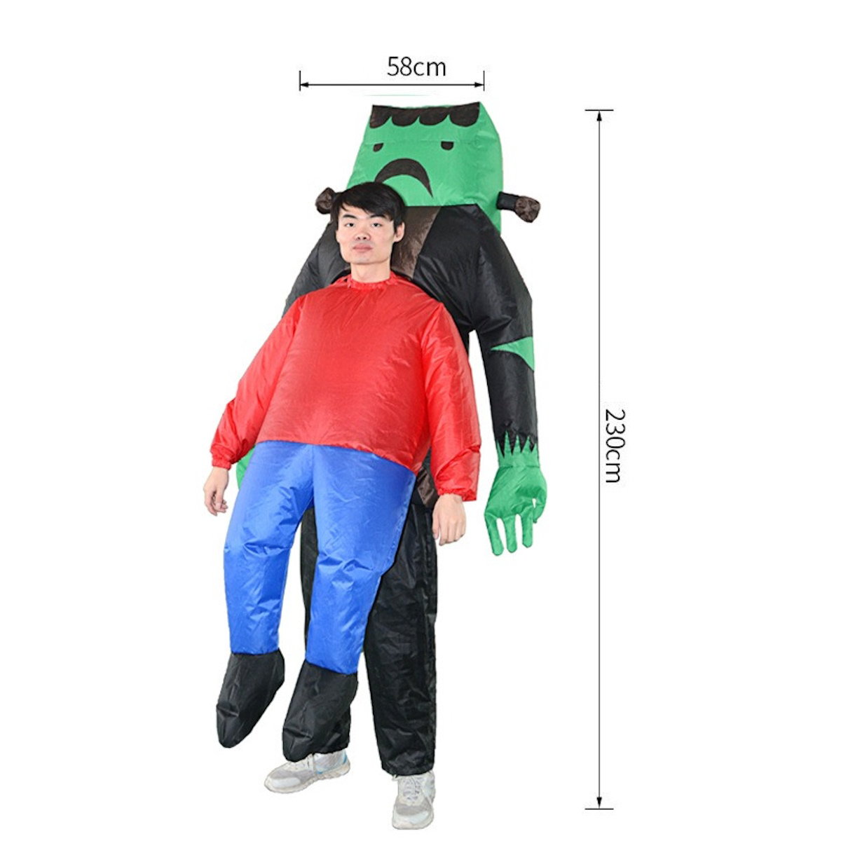 Teens and Adults Alien Inflatable Costume Blow up Alien Suit - ChildAngle