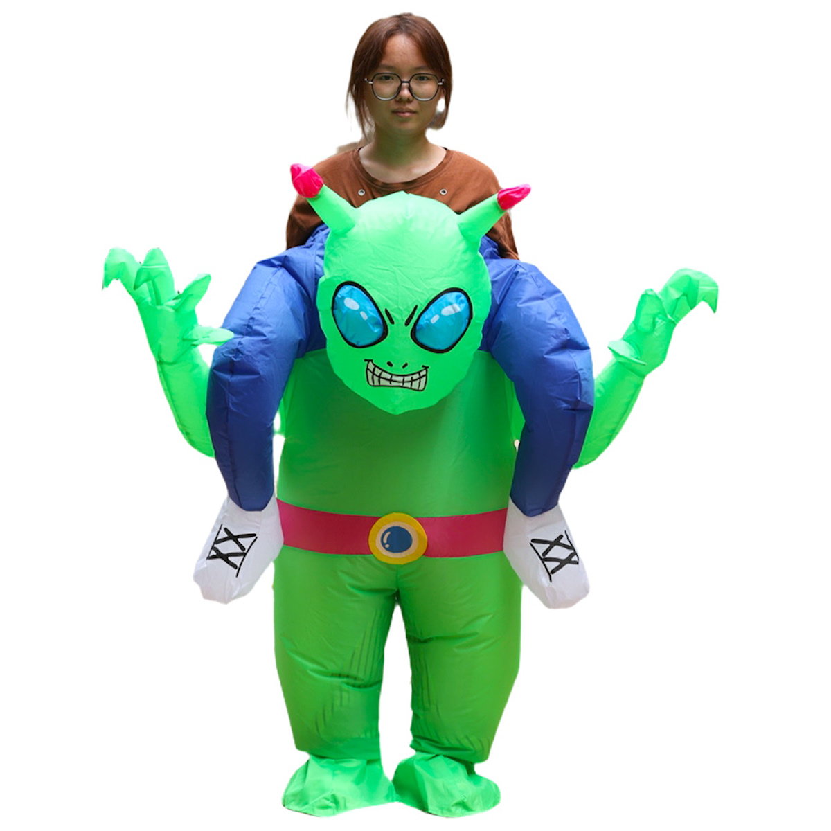 Teens and Adults Alien Inflatable Costume Blow up Alien Suit - ChildAngle