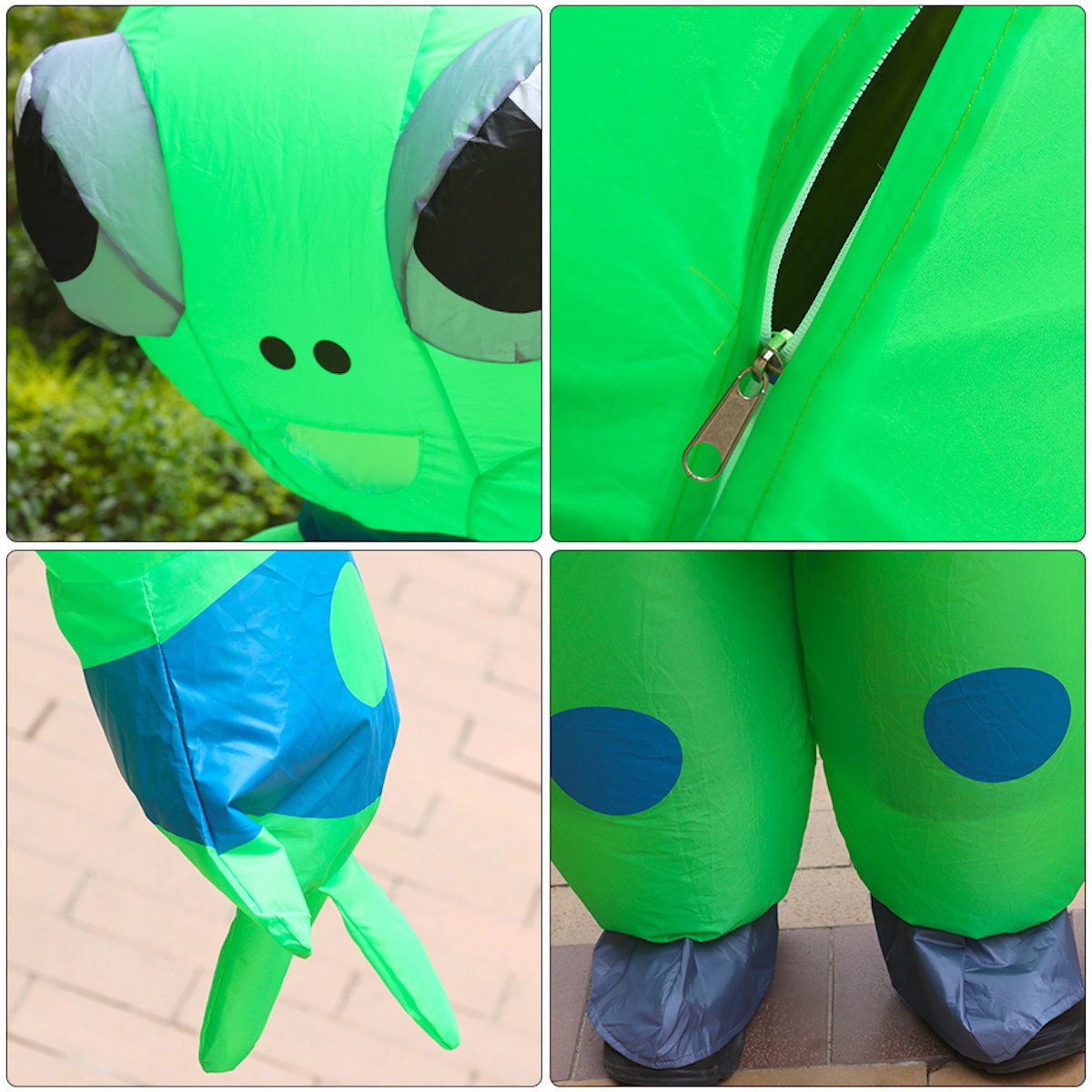 Teens and Adults Alien Inflatable Costume Blow up Alien Suit - ChildAngle