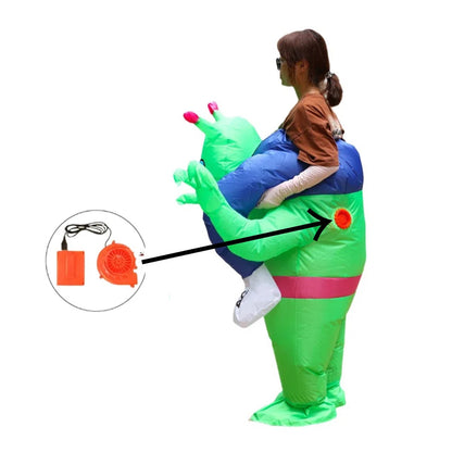 Teens and Adults Alien Inflatable Costume Blow up Alien Suit - ChildAngle