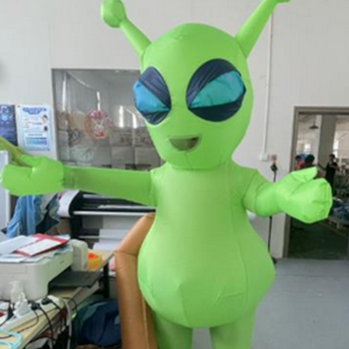 Teens and Adults Alien Inflatable Costume Blow up Alien Suit - ChildAngle