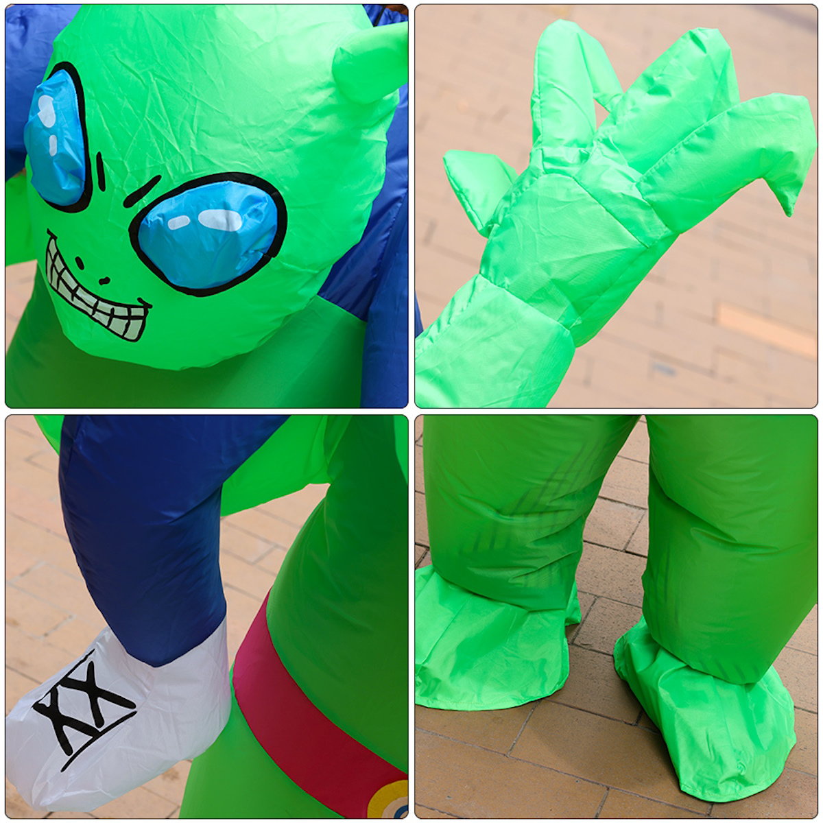 Teens and Adults Alien Inflatable Costume Blow up Alien Suit - ChildAngle