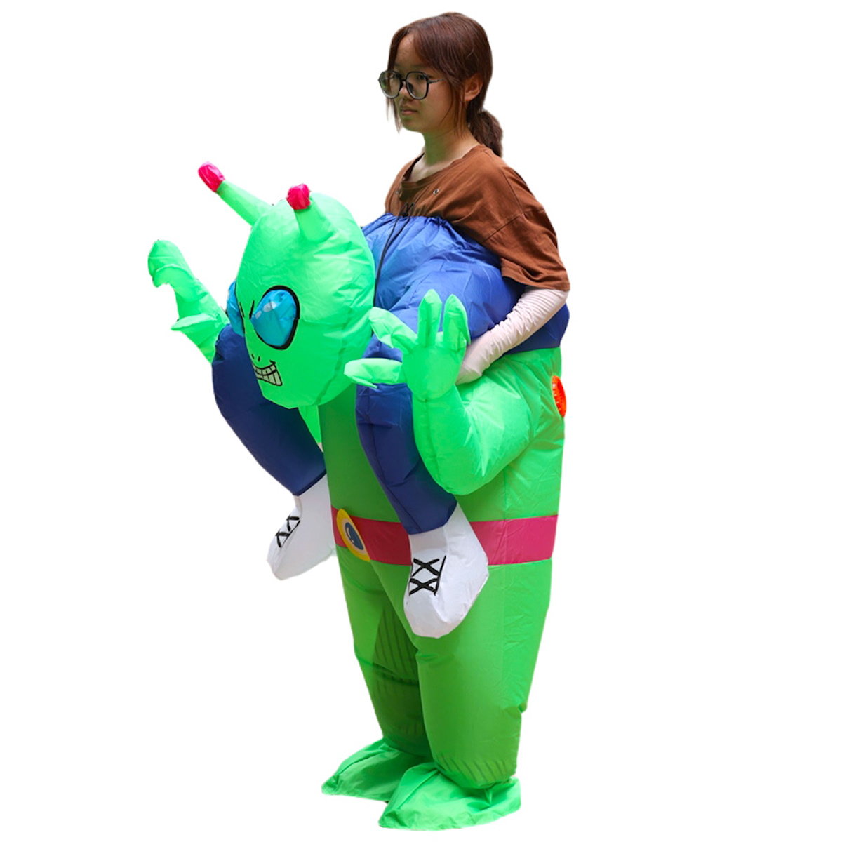 Teens and Adults Alien Inflatable Costume Blow up Alien Suit - ChildAngle