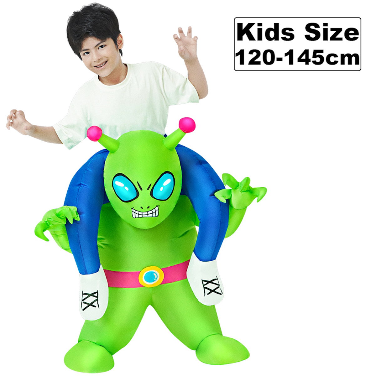 Teens and Adults Alien Inflatable Costume Blow up Alien Suit - ChildAngle