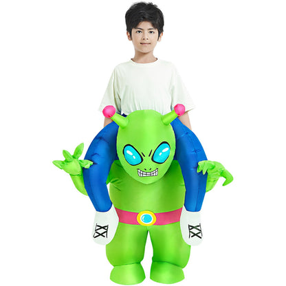 Teens and Adults Alien Inflatable Costume Blow up Alien Suit - ChildAngle