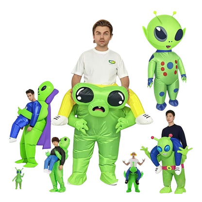 Teens and Adults Alien Inflatable Costume Blow up Alien Suit - ChildAngle