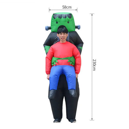 Teens and Adults Alien Inflatable Costume Blow up Alien Suit - ChildAngle