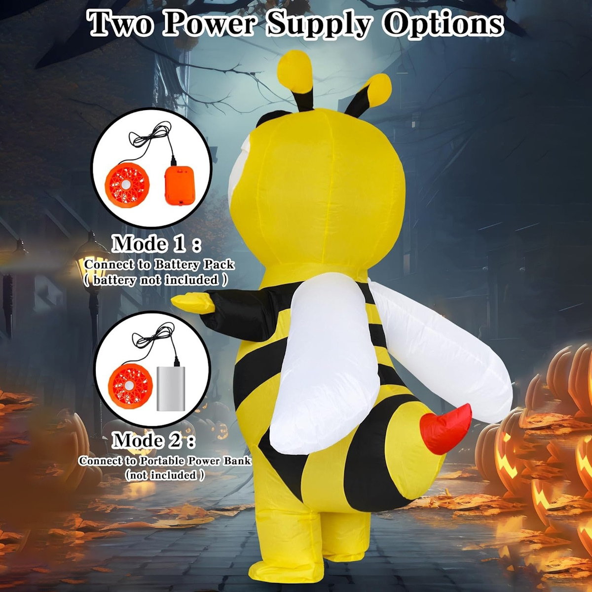 Teens and Adults Bee Inflatable Costumes Blowup Animal Costumes - ChildAngle