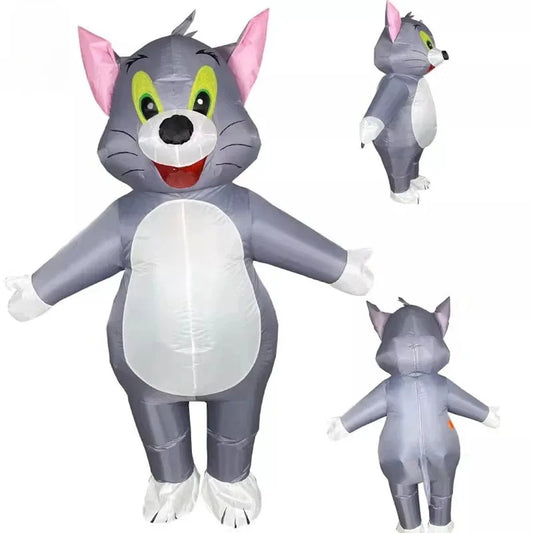 Teens and Adults Cartoon Tom and Jerry Inflatable Costumes Blowup Animal Costumes - ChildAngle