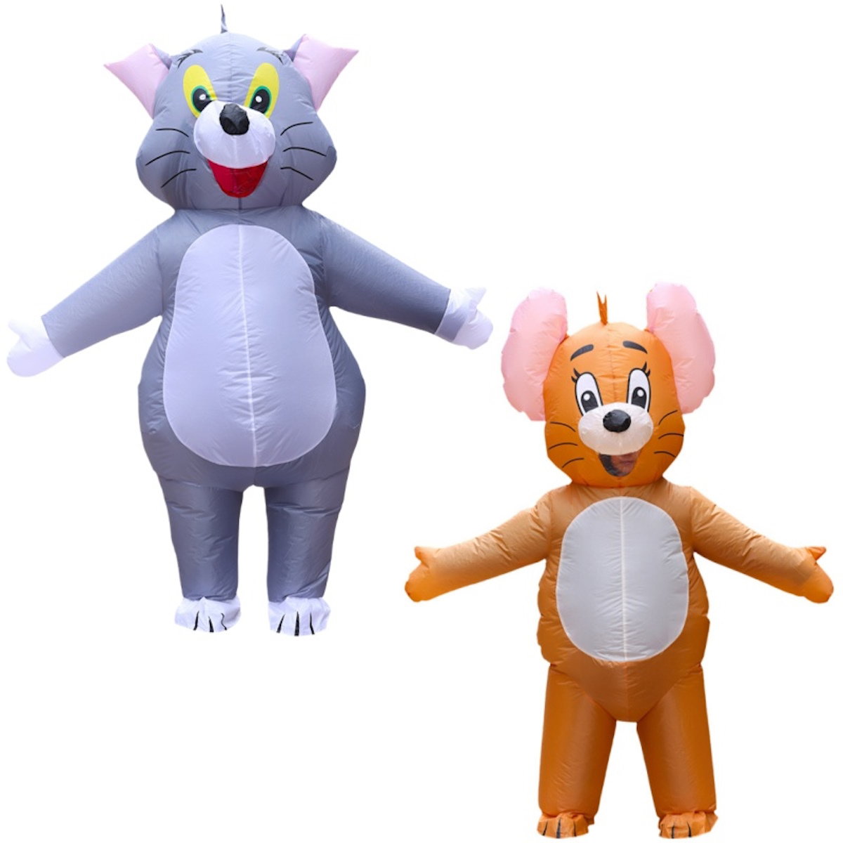 Teens and Adults Cartoon Tom and Jerry Inflatable Costumes Blowup Animal Costumes - ChildAngle