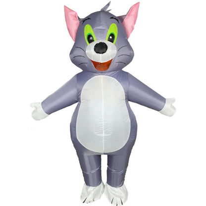 Teens and Adults Cartoon Tom and Jerry Inflatable Costumes Blowup Animal Costumes - ChildAngle