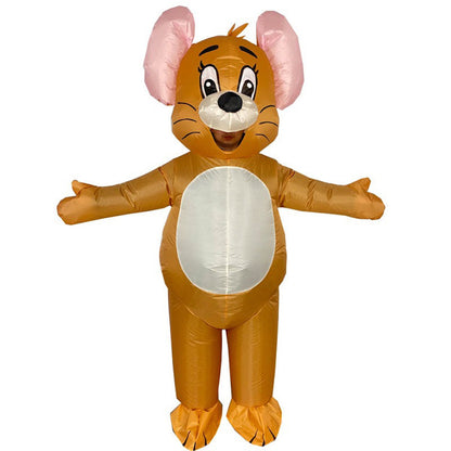 Teens and Adults Cartoon Tom and Jerry Inflatable Costumes Blowup Animal Costumes - ChildAngle