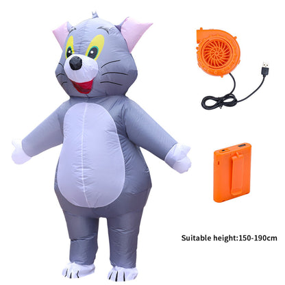 Teens and Adults Cartoon Tom and Jerry Inflatable Costumes Blowup Animal Costumes - ChildAngle